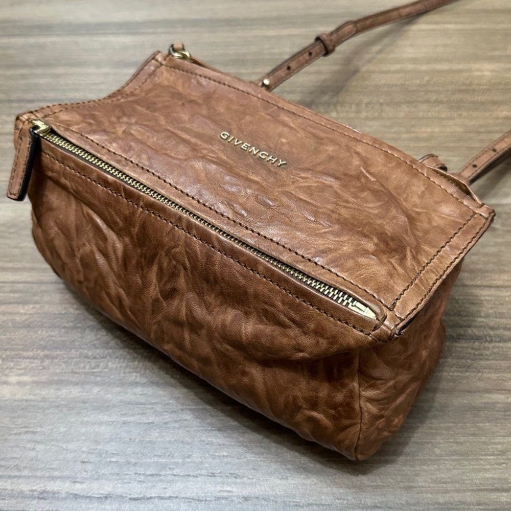 Givenchy Brown Leather Crossbody Bag